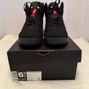 Jordan Kids Sneakers Black and Red